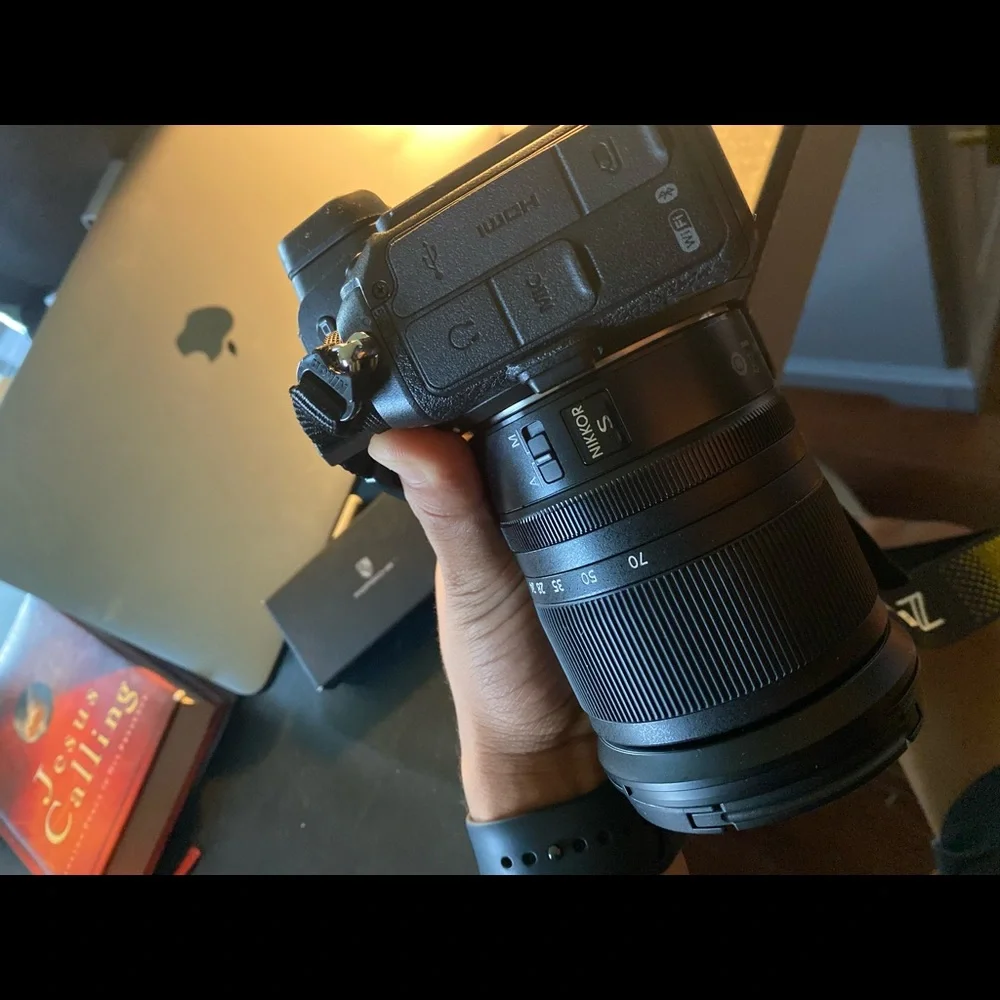 Nikon Z6 camera with 24-70/4S lens